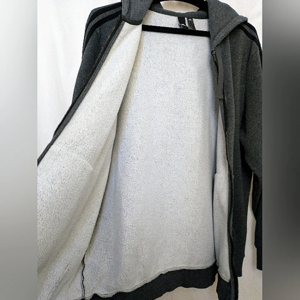 Men's Adidas Essentials 3-Stripe Fleece Hoodie - Size XL